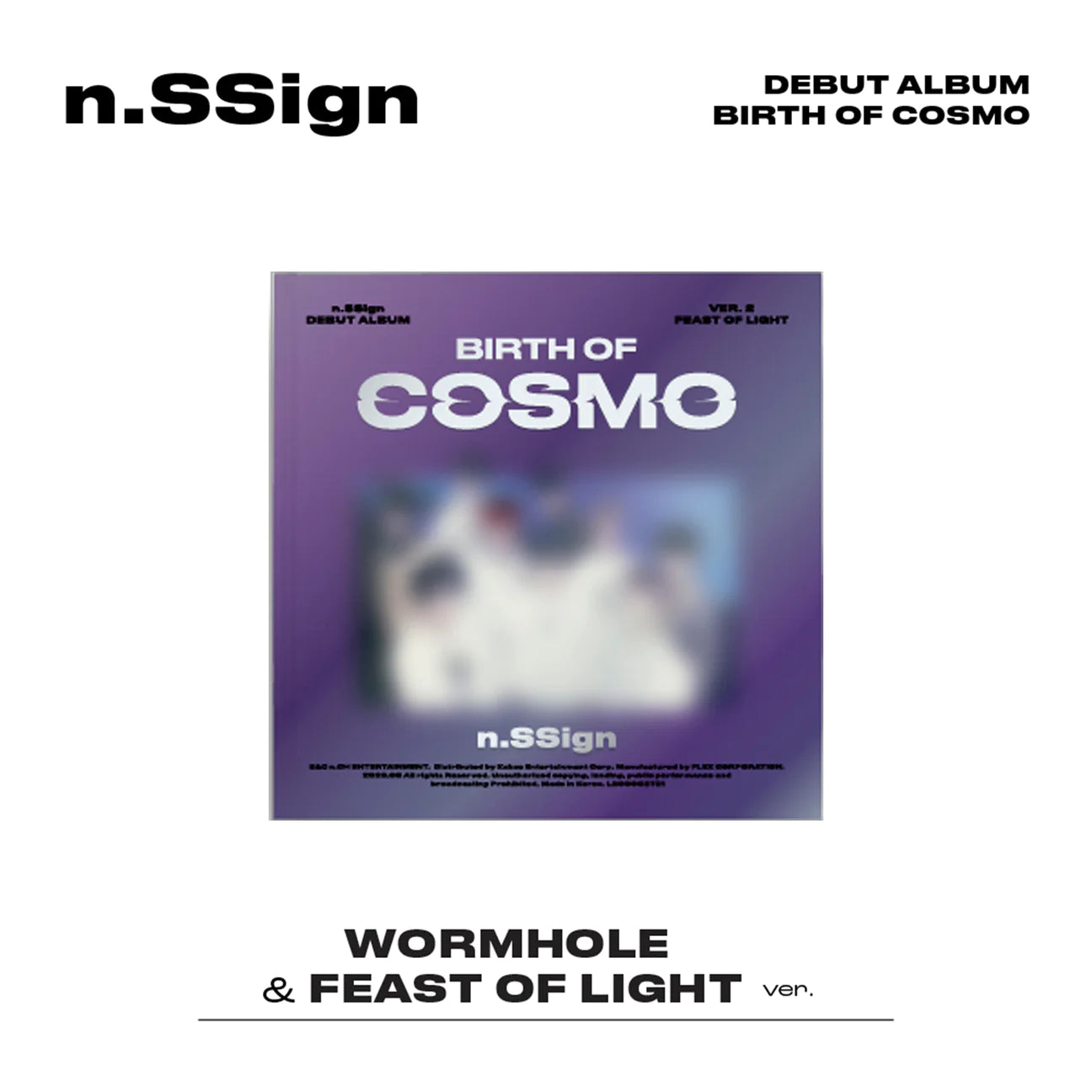 N.SSIGN - DEBUT ALBUM : BIRTH OF COSMO (2 VERSIONS) - LightUpK