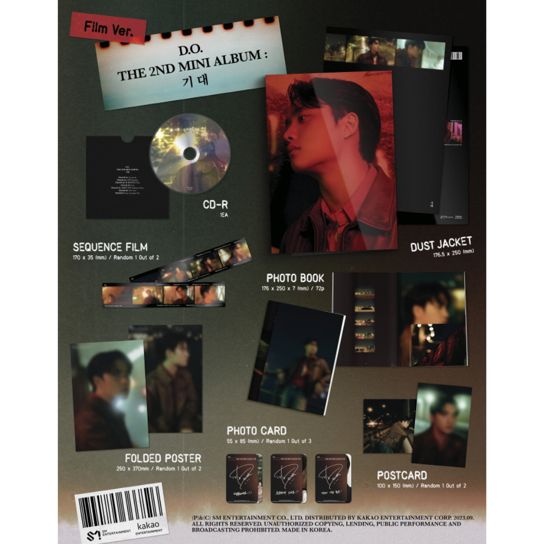D.O. - 2ND MINI ALBUM : EXPECTATION (2 VERSIONS) - LightUpK