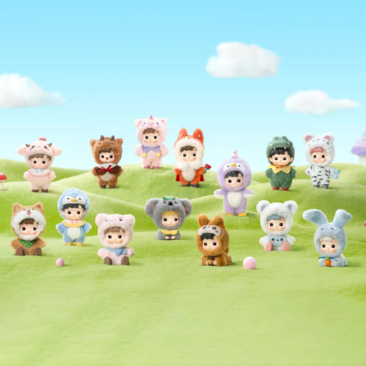 HACIPUPU Snuggle With You ハチププ BLINDBOX] HACIPUPU SNUGGLE WITH YOU SERIES FIGURES