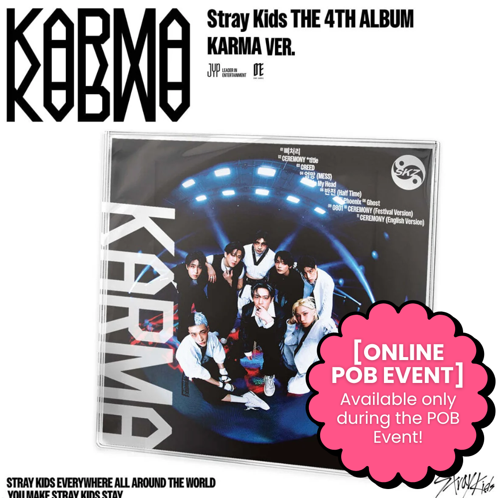 Stray Kids KARMA ceremony9枚　フライヤーコンプリート Stray Kids THE 4TH ALBUM 