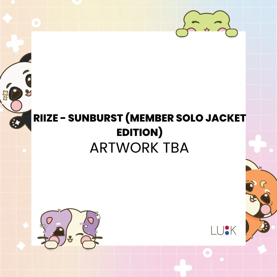(PRE-ORDER) RIIZE - SUNBURST (MEMBER SOLO JACKET EDITION) (6 VERSIONS)