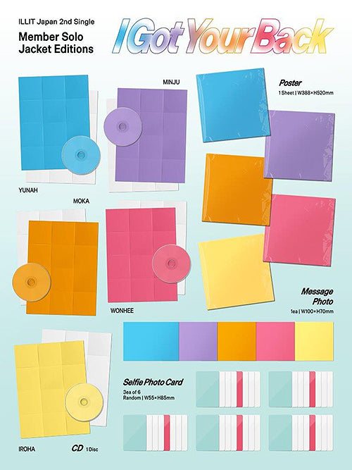 (PRE-ORDER) ILLIT - I GOT YOUR BACK (MEMBER SOLO EDITION) (5 VERSIONS)