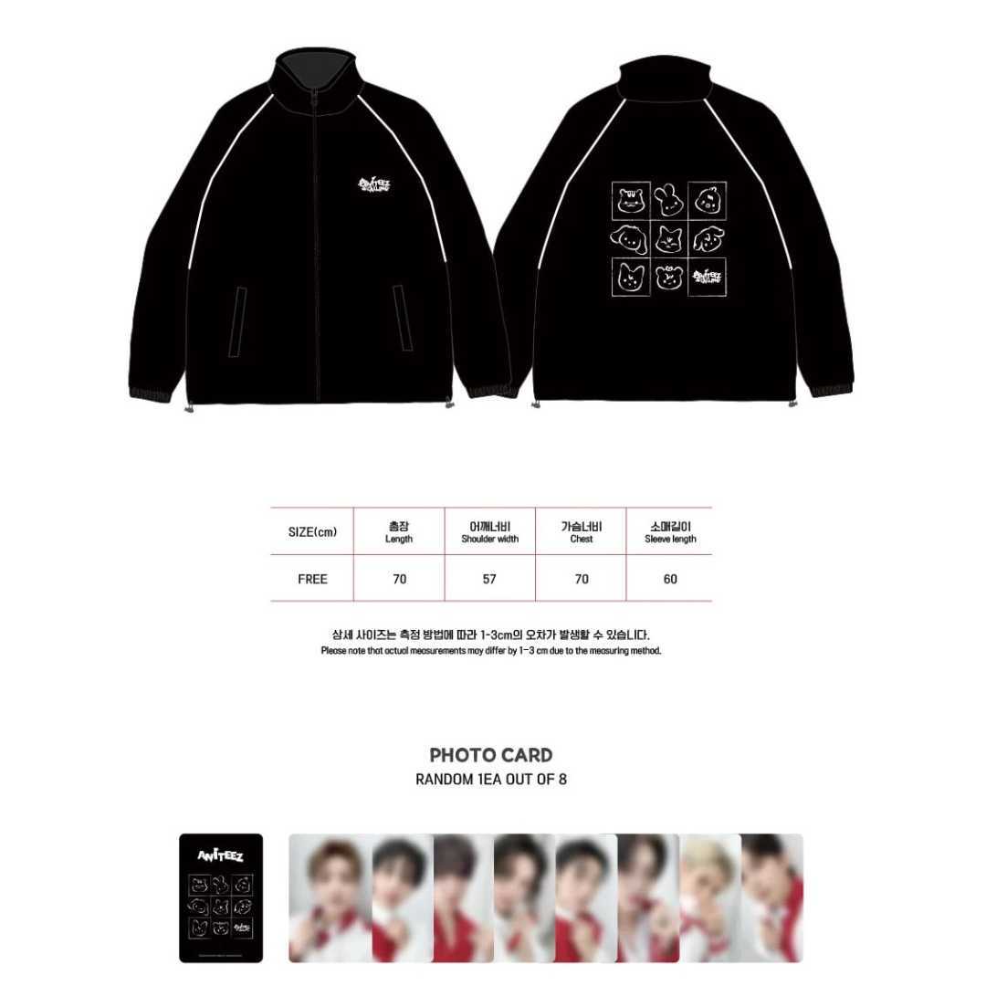 (PRE-ORDER) ATEEZ - ANITEEZ IN THE CALLING - WINDBREAKER JACKET - LightUpK