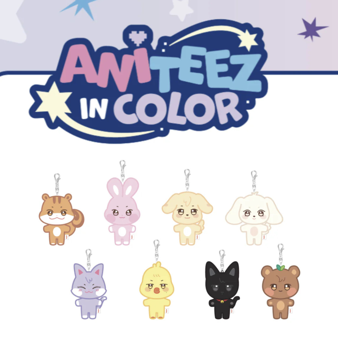 PRE-ORDER) ATEEZ - 'ANITEEZ IN COLOR' MD - ANITEEZ PLUSH KEYRING PRE-ORDER) ATEEZ - 'ANITEEZ IN COLOR' MD - ANITEEZ PLUSH KEYRING