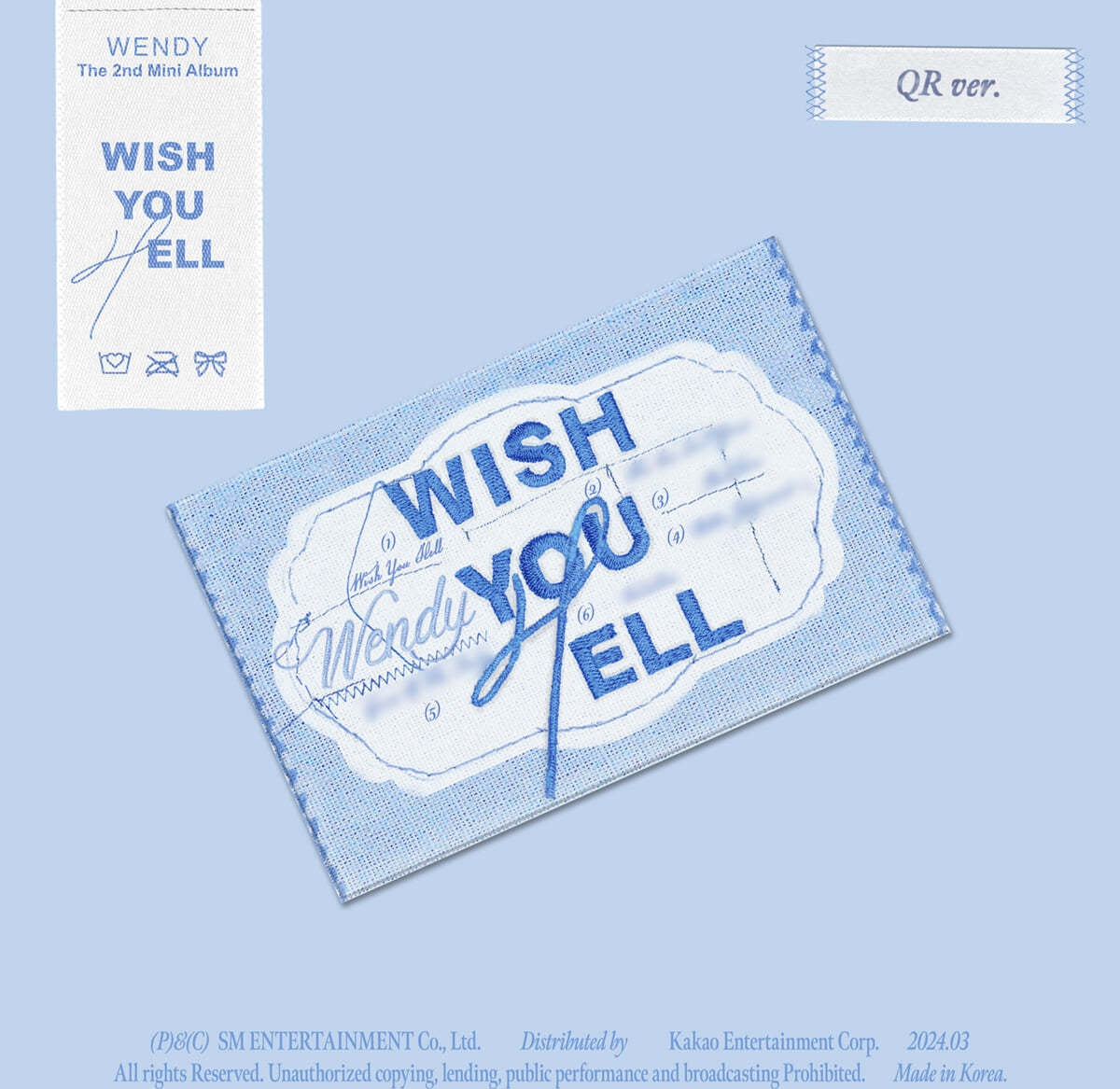 WENDY - 2ND MINI ALBUM [WISH YOU HELL] (QR VER.)