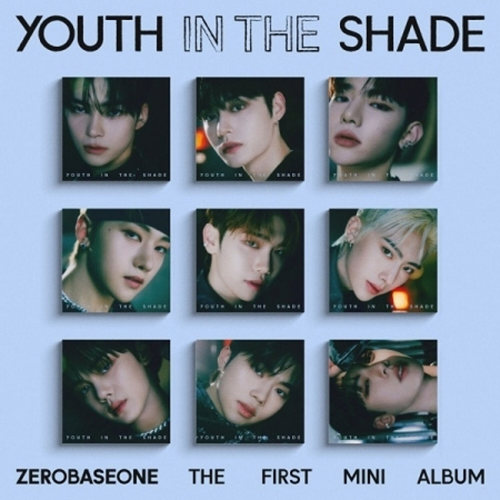 ZEROBASEONE - YOUTH IN THE SHADE (1ST MINI ALBUM) [DIGIPACK VER.] (9 VERSIONS)