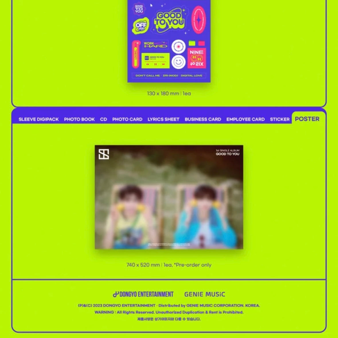 NINE TO SIX - GOOD TO YOU (1ST SINGLE ALBUM) (2 VERSIONS) - LightUpK