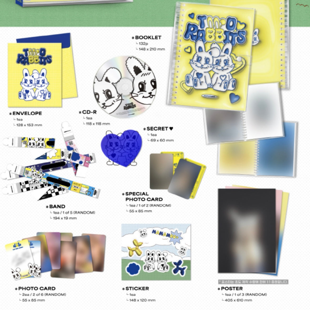 MAMAMOO+ - TWO RABBITS (1ST MINI ALBUM) - LightUpK