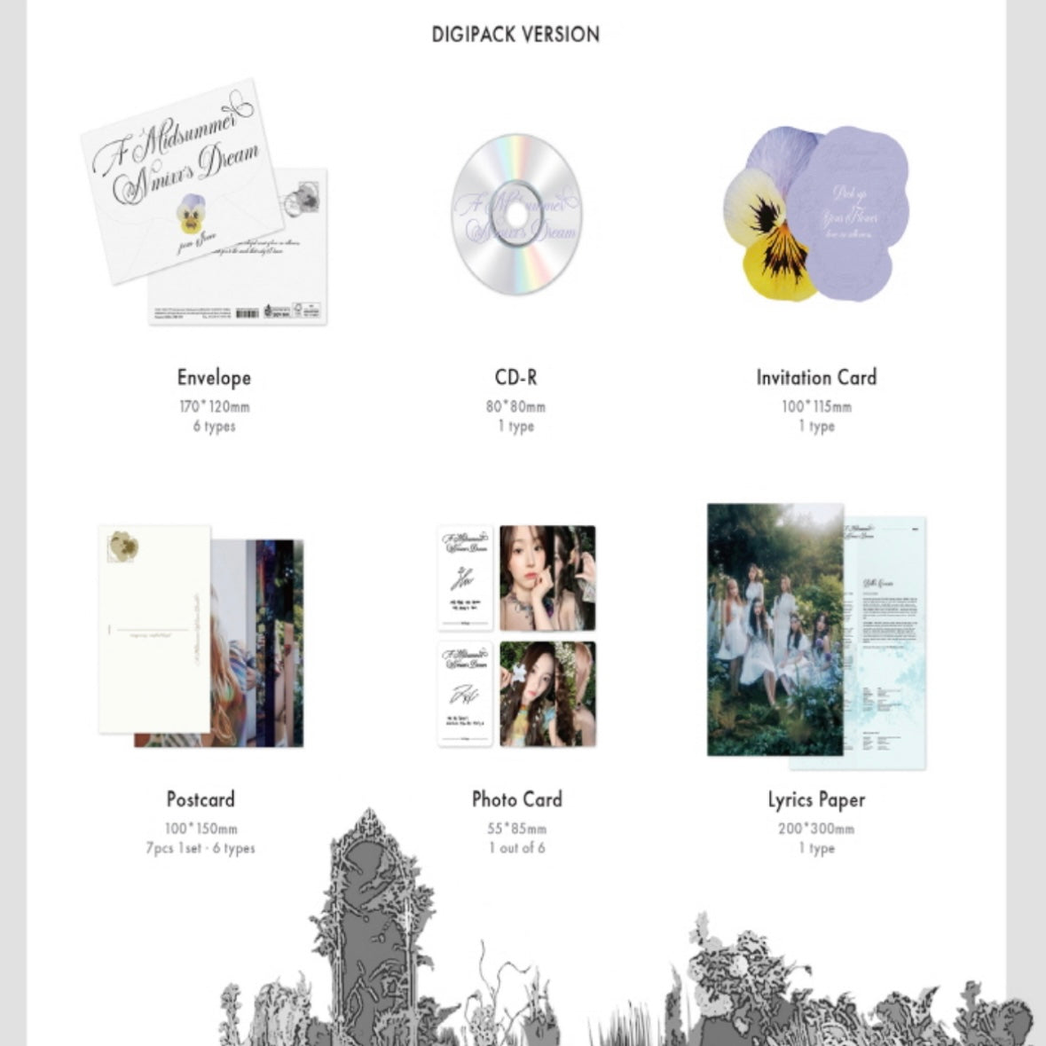 NMIXX - A MIDSUMMER NMIXX'S DREAM (DIGIPACK VER.) (6 VERSIONS) - LightUpK