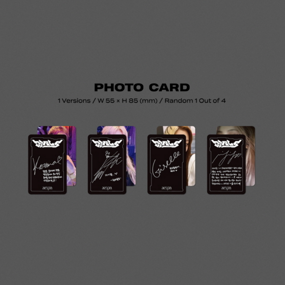 AESPA - GIRLS (2ND MINI ALBUM) DIGIPACK VER. (5 VERSIONS) - LightUpK