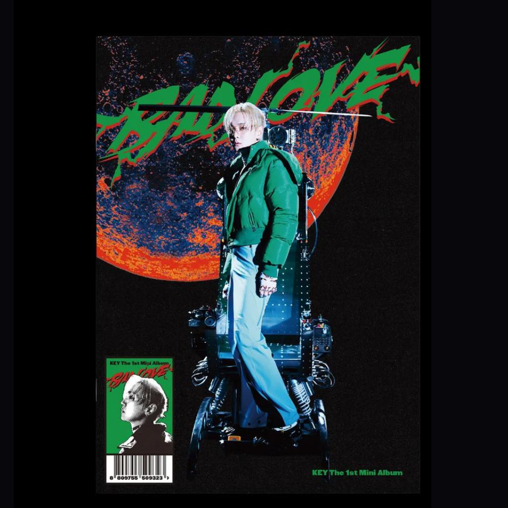 KEY - BAD LOVE (1ST MINI ALBUM) BOOKLET VER. (2 VERSIONS) - LightUpK