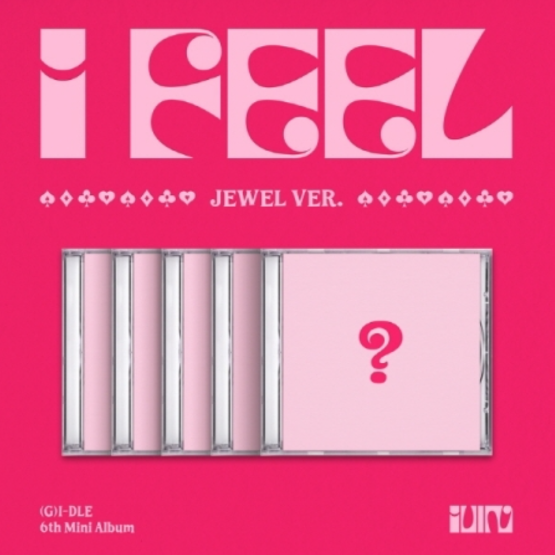G)I-DLE - I FEEL (6TH MINI ALBUM) JEWEL CASE VER. (5 VERSIONS