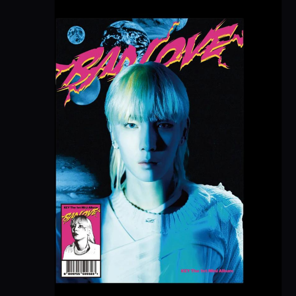 KEY - BAD LOVE (1ST MINI ALBUM) BOOKLET VER. (2 VERSIONS) - LightUpK