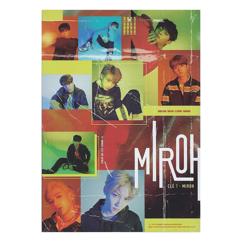 STRAY KIDS - CLE 1 : MIROH (MINI ALBUM) (2 VERSIONS) - LightUpK