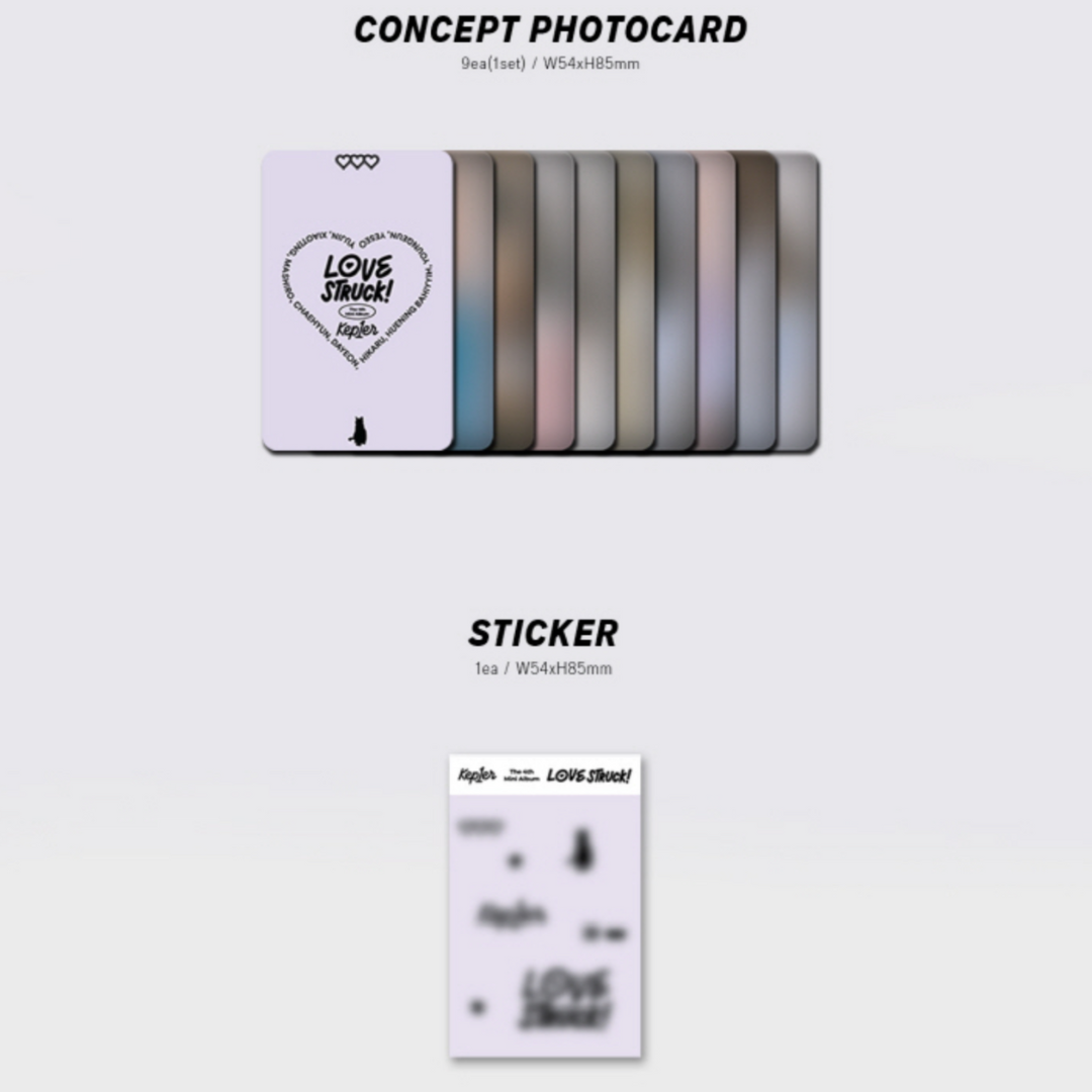 KEP1ER - LOVESTRUCK! (4TH MINI ALBUM) PLATFORM VER. - LightUpK