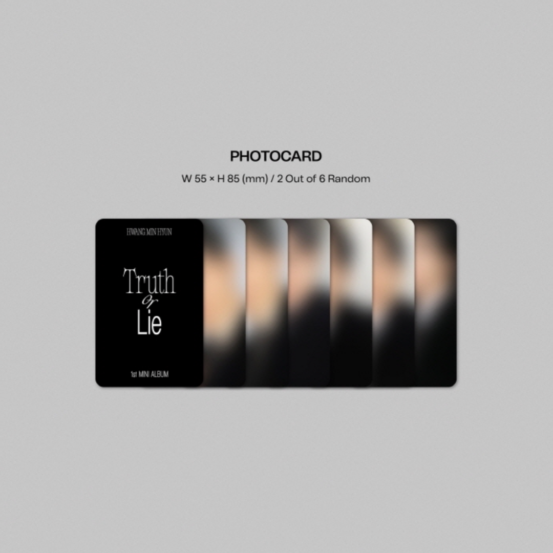 HWANG MIN HYUN - TRUTH OR LIE (1ST MINI ALBUM) WEVERSE ALBUMS VER. - LightUpK