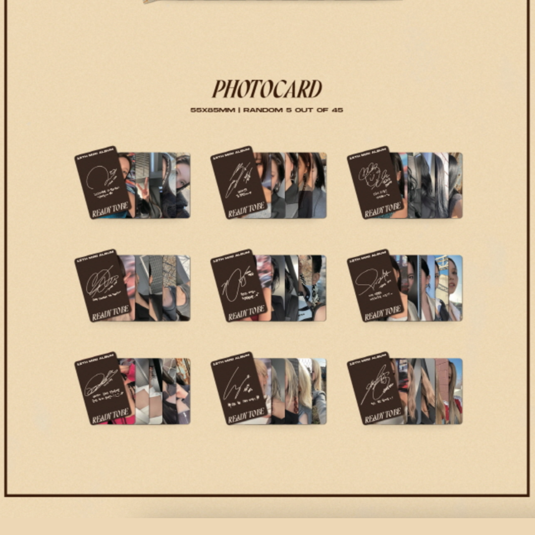 TWICE - READY TO BE (12TH MINI ALBUM) (3 VERSIONS) - LightUpK