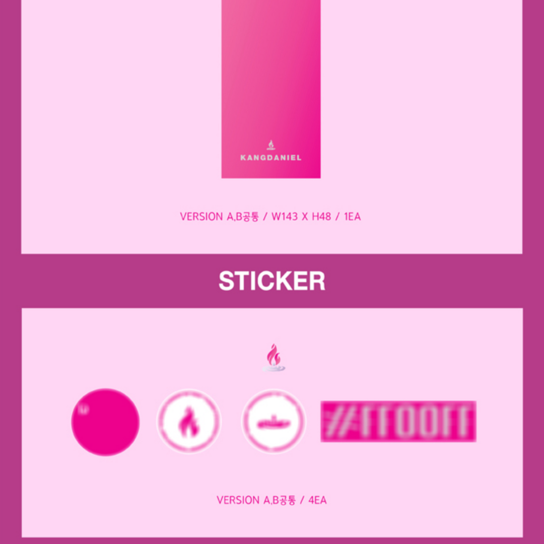 KANG DANIEL - MAGENTA (2ND MINI ALBUM) (2 VERSIONS) - LightUpK