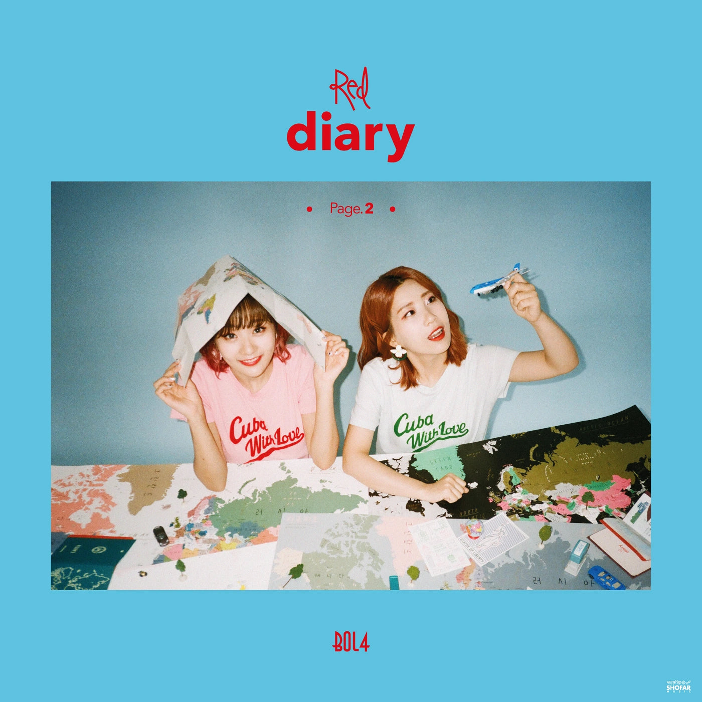 BOLBBALGAN4 - RED DIARY PAGE.2 (MINI ALBUM) - LightUpK