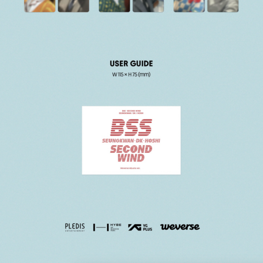 BSS (SEVENTEEN) - BSS 1ST SINGLE ALBUM 'SECOND WIND' WEVERSE ALBUMS VER. - LightUpK