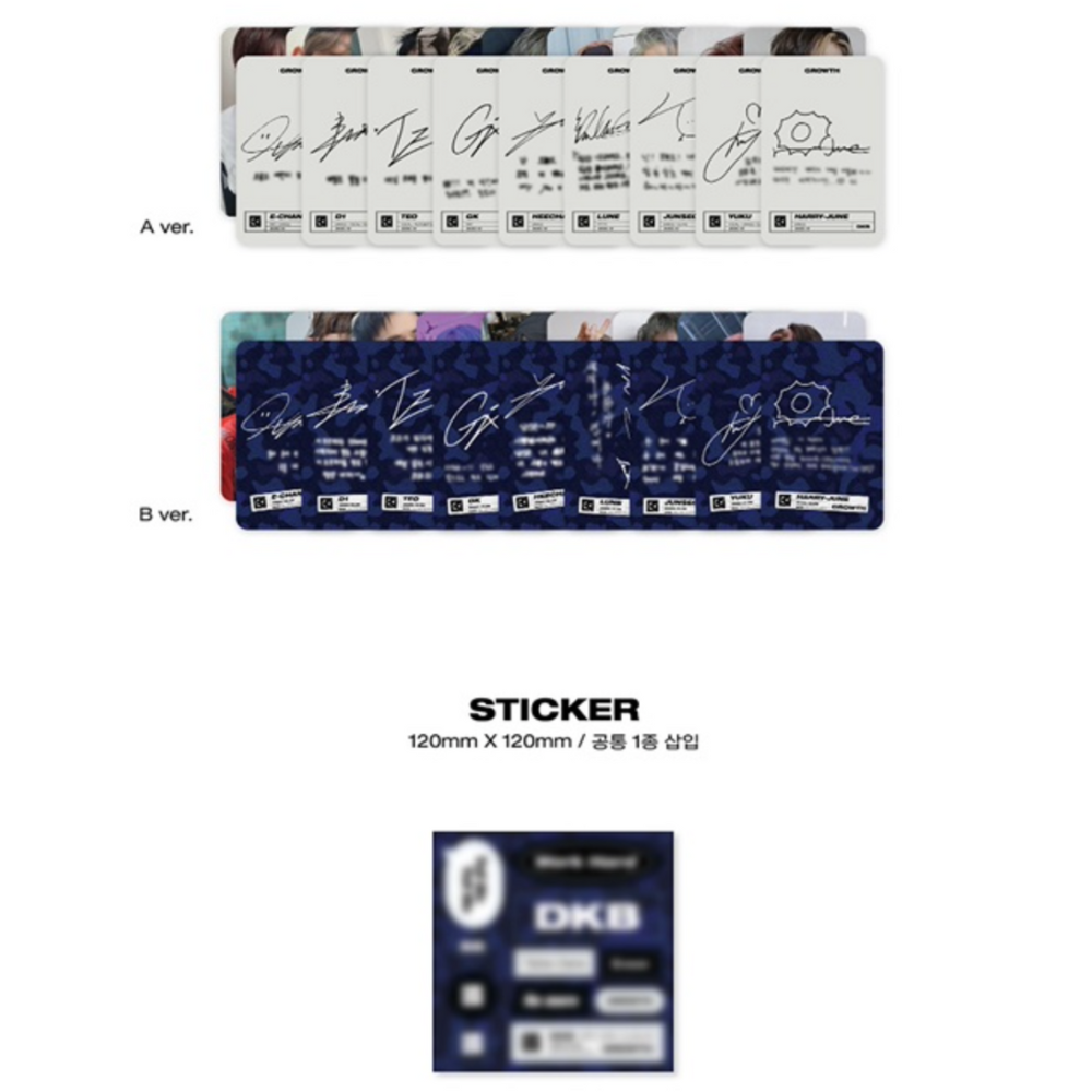 DKB - GROWTH (3RD MINI ALBUM) - LightUpK