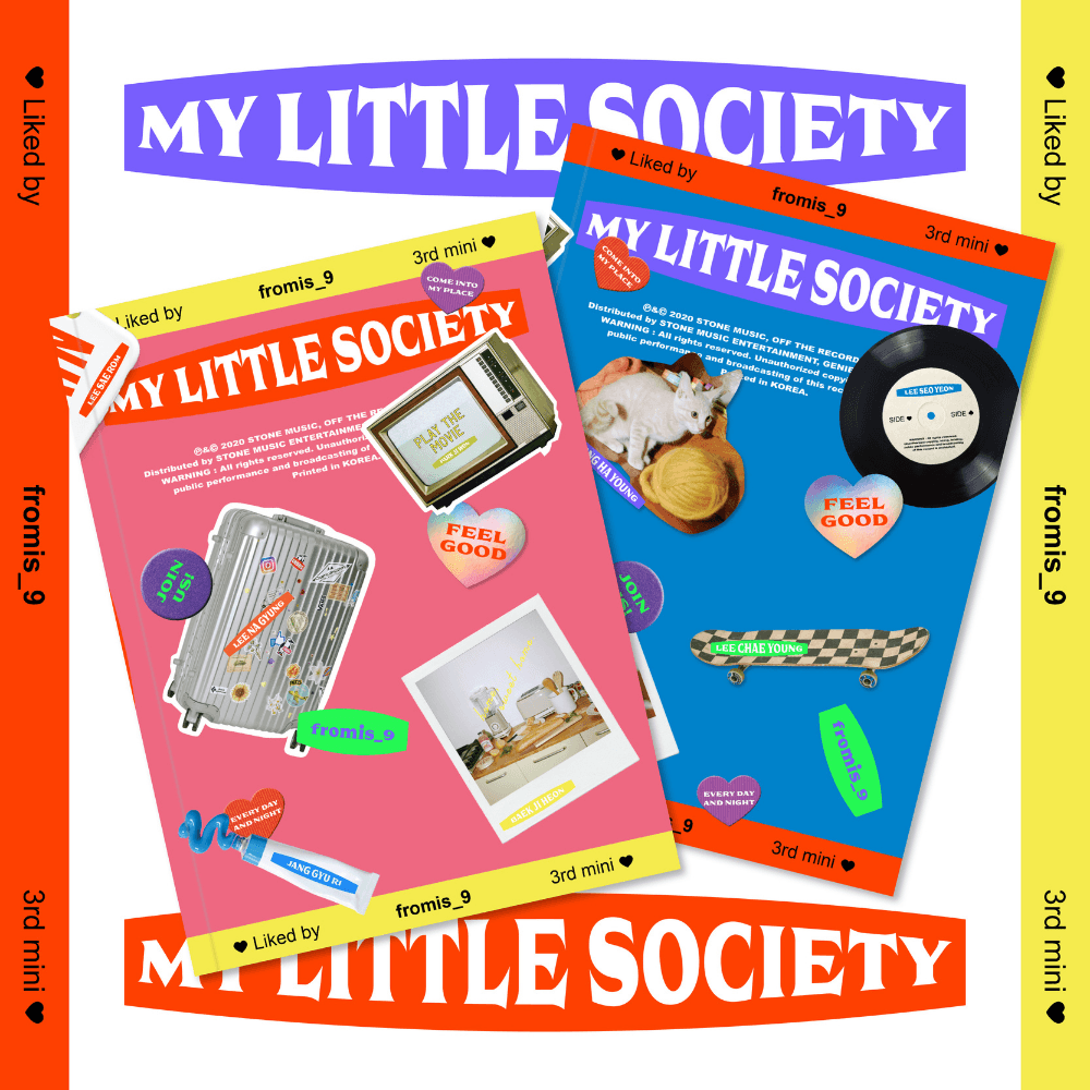 FROMIS_9 - MY LITTLE SOCIETY (3RD MINI ALBUM) (2 VERSIONS)