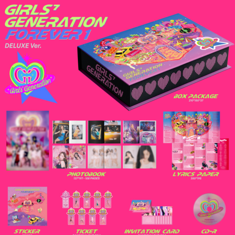 GIRLS' GENERATION - VOL.7 [FOREVER 1] (DELUXE VER.)
