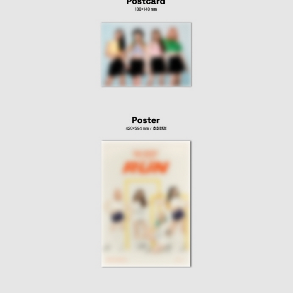 H1-KEY - RUN (1ST MAXI SINGLE ALBUM) - LightUpK