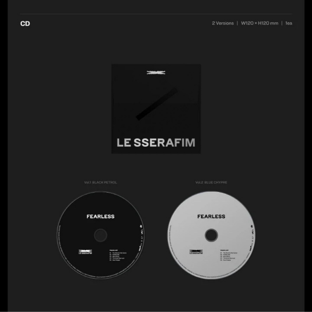LE SSERAFIM - FEARLESS (1ST MINI ALBUM) (2 VERSIONS)