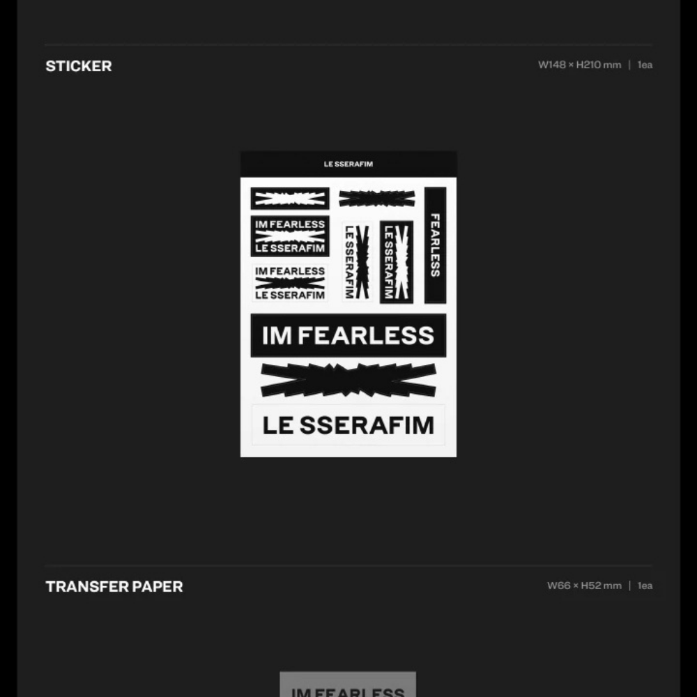 LE SSERAFIM - FEARLESS (1ST MINI ALBUM) (2 VERSIONS)