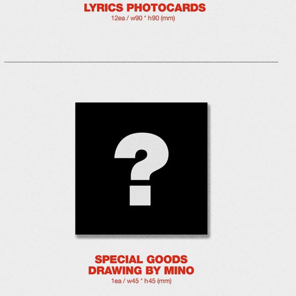 MINO 2ND FULL ALBUM 'TAKE'-LIMITED KIT VER.- - LightUpK