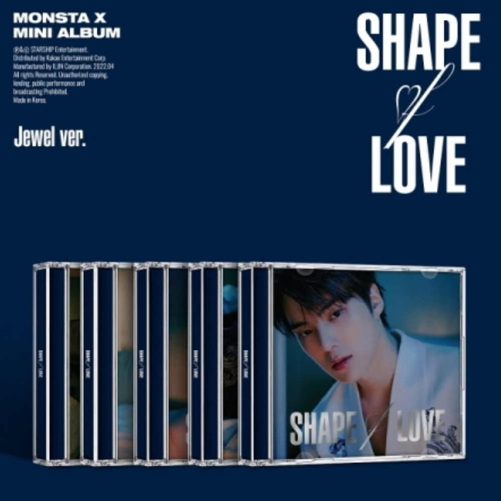 MONSTA X - SHAPE OF LOVE (11TH MINI ALBUM) KIT ALBUM – LightUpK