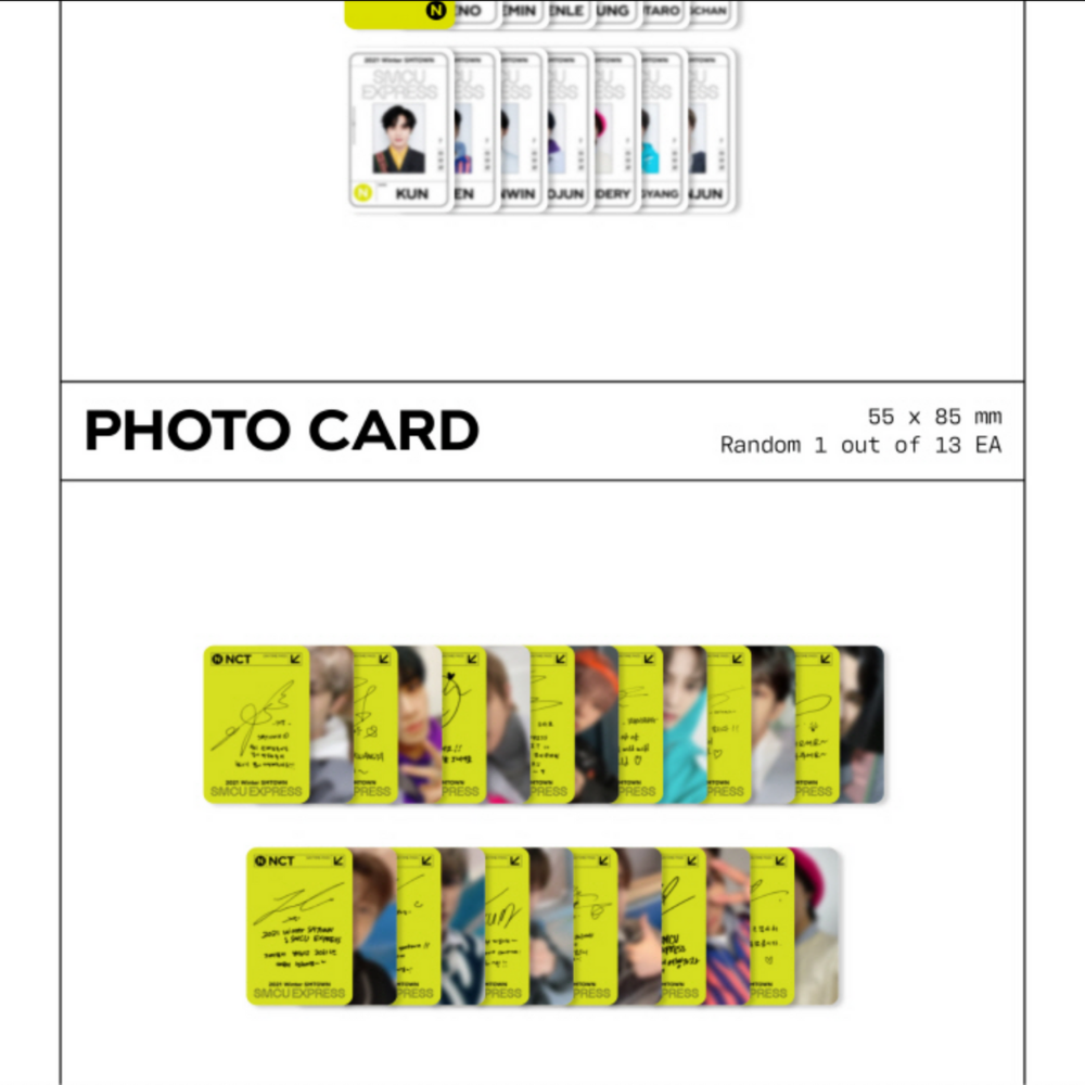 NCT - 2021 WINTER SMTOWN : SMCU EXPRESS (2 VERSIONS) - LightUpK