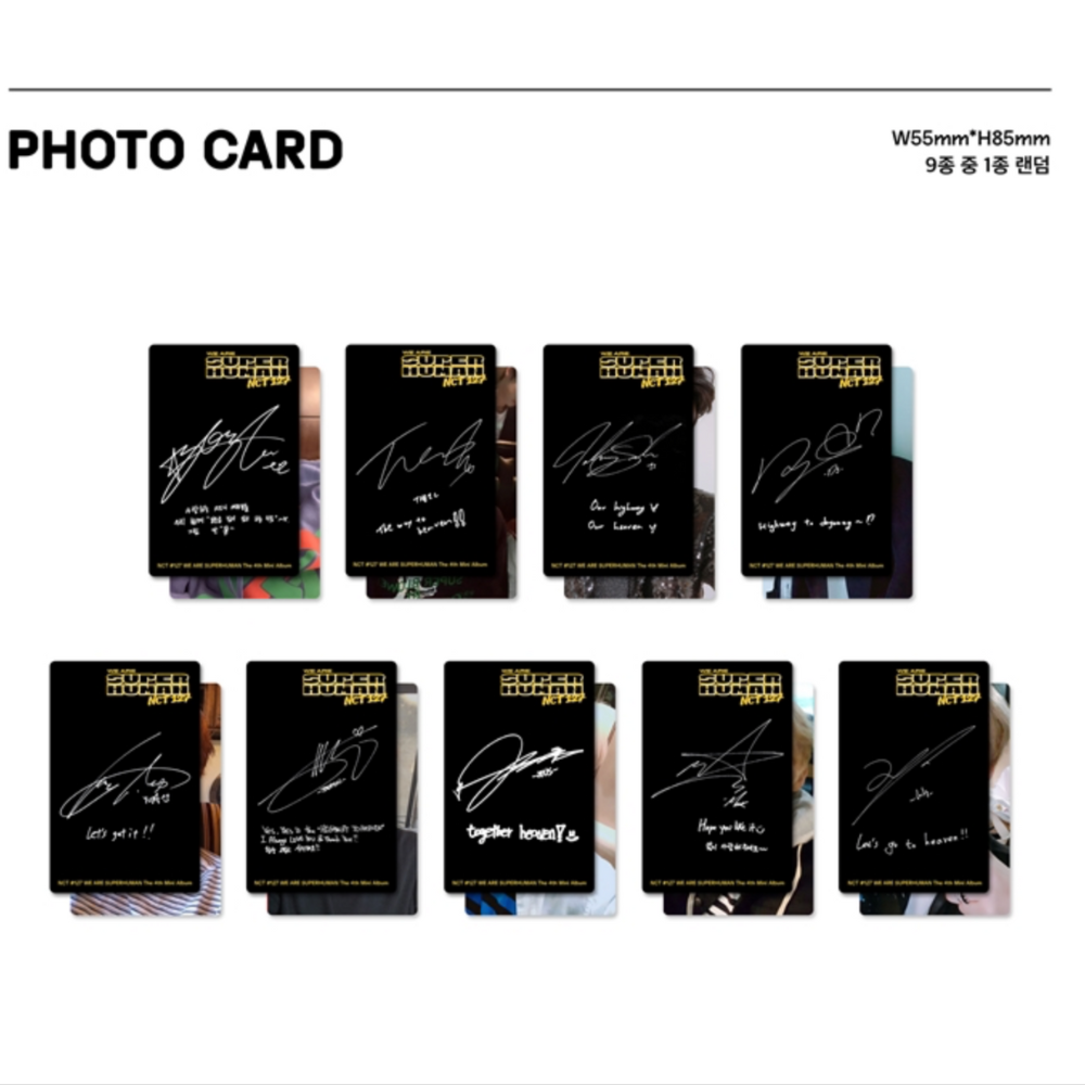 NCT 127 - NCT #127 WE ARE SUPERHUMAN (4TH MINI ALBUM) KIHNO ALBUM - LightUpK