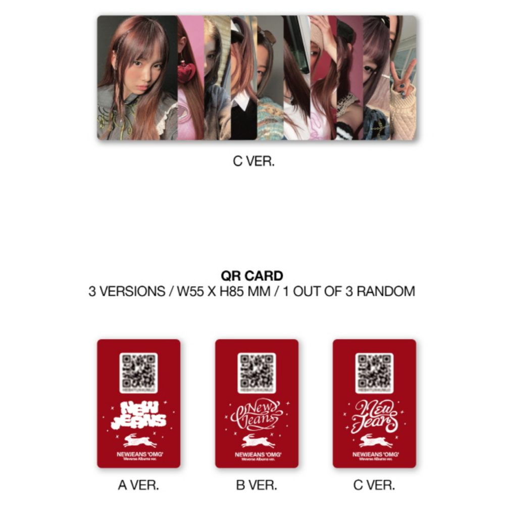 NEWJEANS - 1ST SINGLE 'OMG' WEVERSE ALBUMS VER. - LightUpK