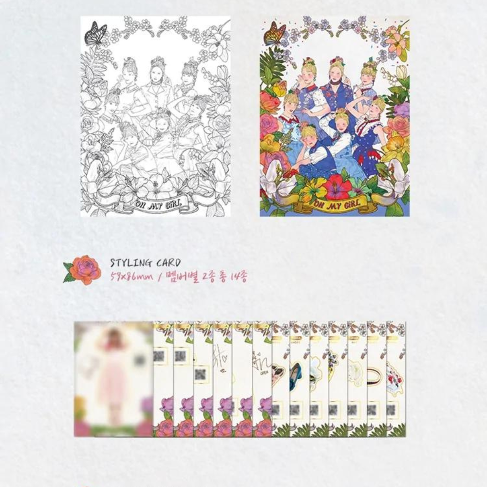 OH MY GIRL - COLORING BOOK (4TH MINI ALBUM) - LightUpK