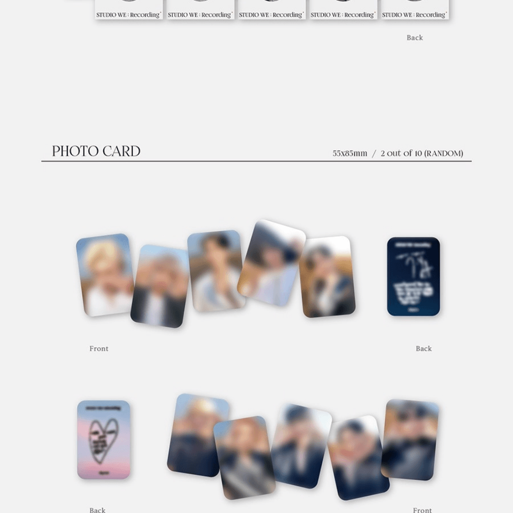 ONEWE - STUDIO WE : RECORDING #2 (2ND DEMO ALBUM) - LightUpK