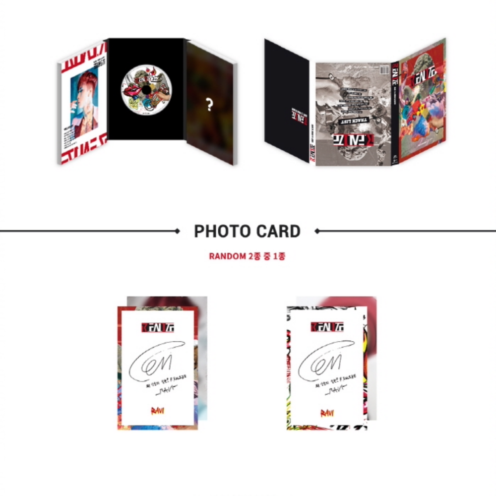 RAVI (VIXX) - R.EAL1ZE (1ST MINI ALBUM) - LightUpK