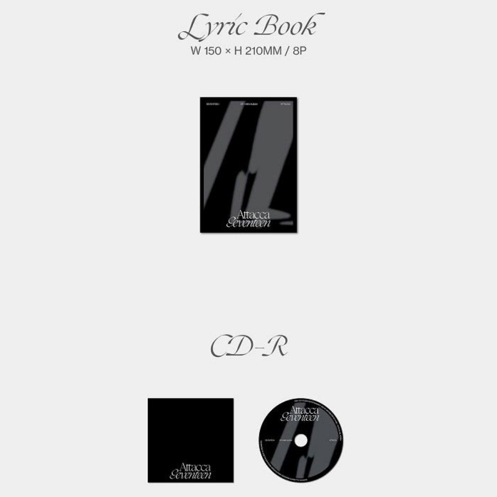 SEVENTEEN - 9TH MINI ALBUM 'ATTACCA' (CARAT VER.) (13 VERSIONS) (RANDOM) - LightUpK