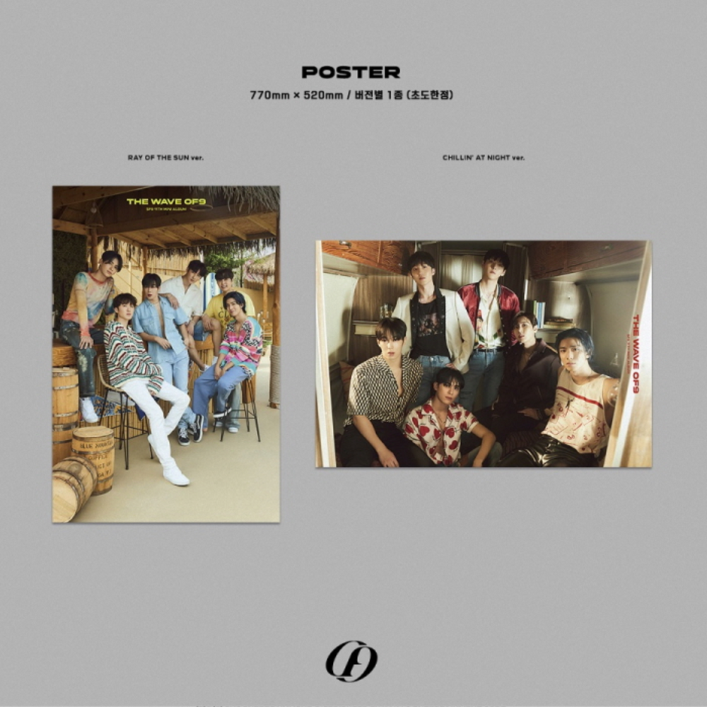 SF9 - THE WAVE OF9 (11TH MINI ALBUM) (2 VERSIONS) - LightUpK