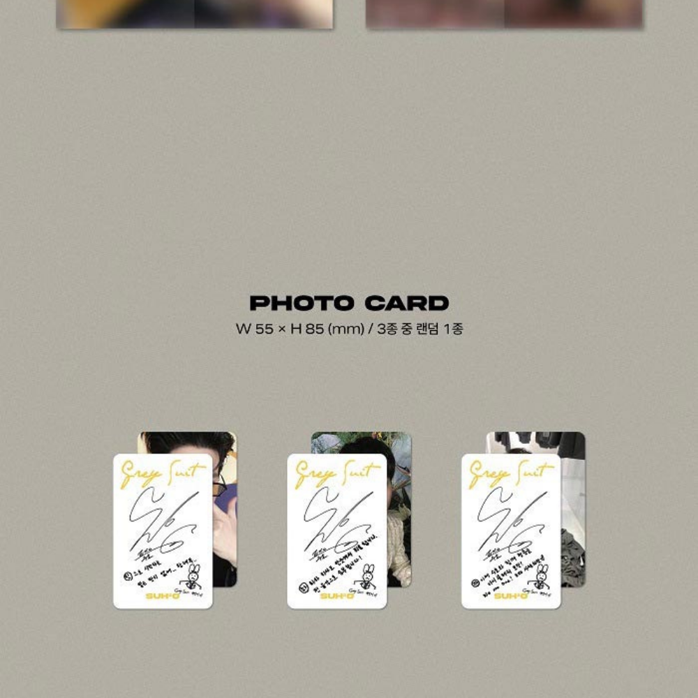 SUHO - GREY SUIT (2ND MINI ALBUM) DIGIPACK VER. - LightUpK