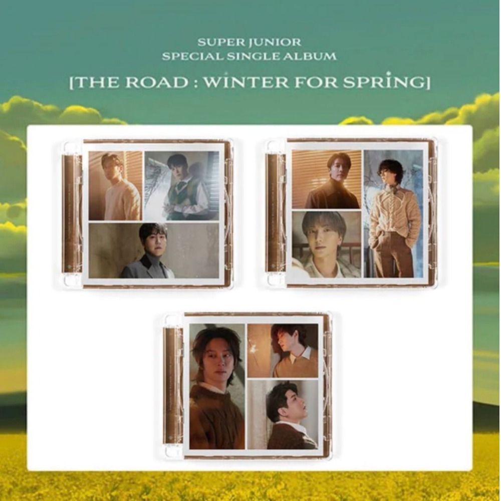 SUPER JUNIOR - SPECIAL SINGLE ALBUM [THE ROAD : WINTER FOR SPRING] (3  VERSIONS)