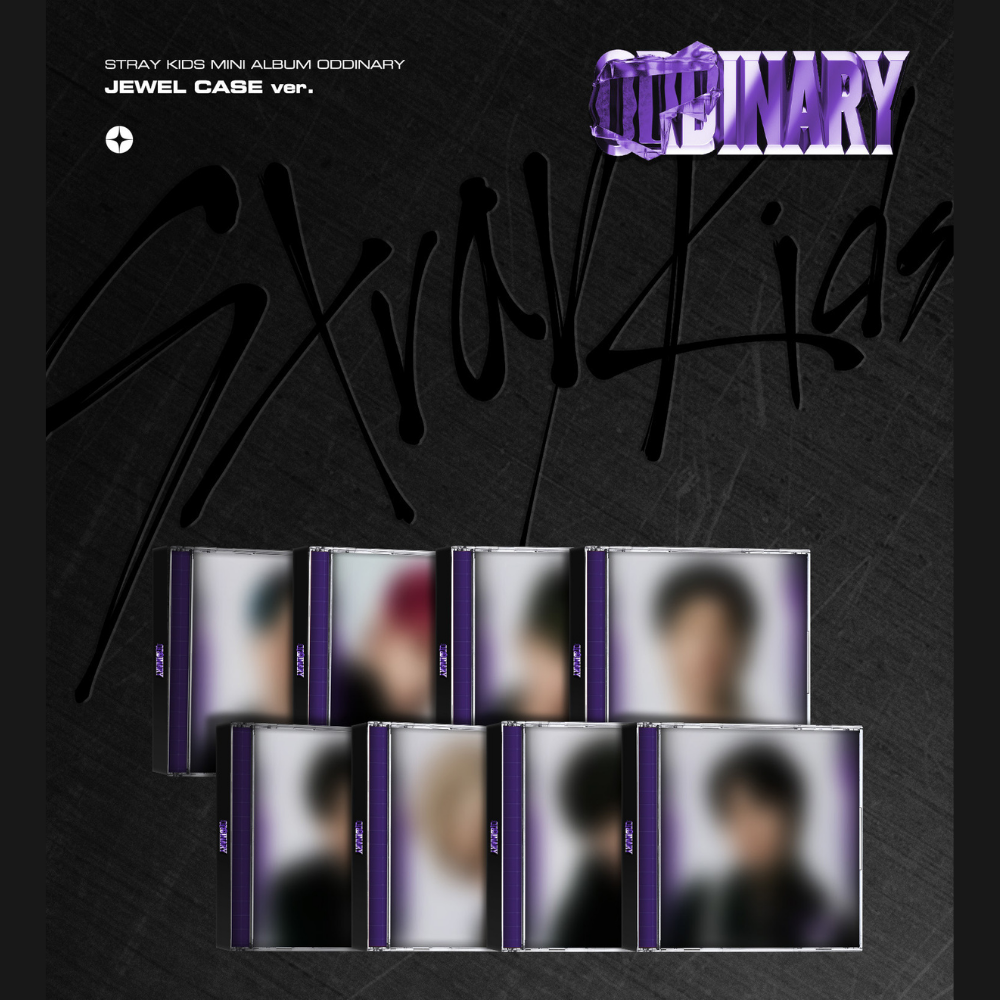 STRAY KIDS - ODDINARY (JEWEL CASE VER.) (8 VERSIONS) – LightUpK STRAY KIDS - ODDINARY (JEWEL CASE VER.) (8 VERSIONS) – LightUpK