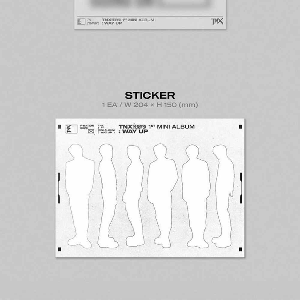 TNX - WAY UP (1ST MINI ALBUM) - LightUpK