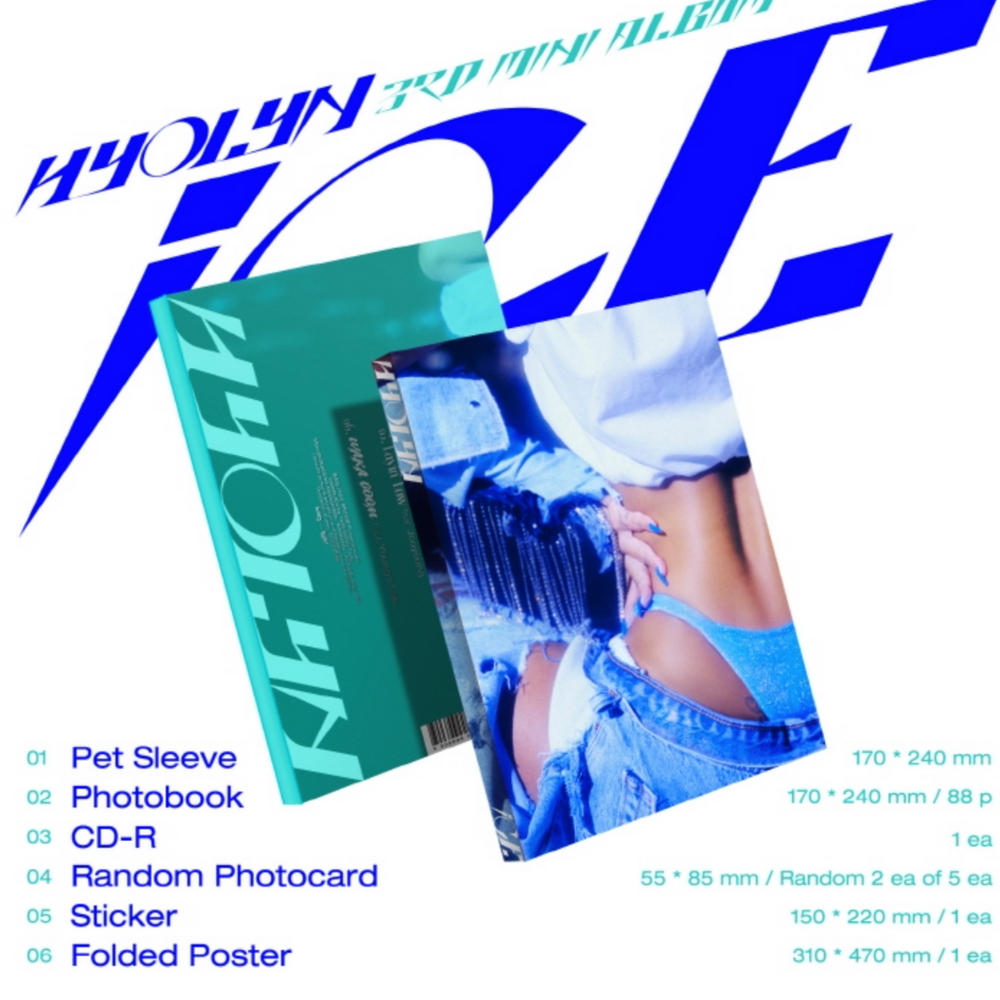 HYOLYN - ICE (3RD MINI ALBUM) - LightUpK