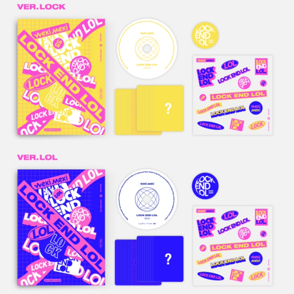 WEKI MEKI - LOCK END LOL (2ND SINGLE ALBUM) (2 VERSIONS) - LightUpK