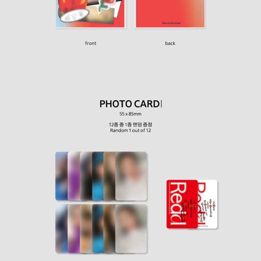 WHEE IN - REDD (1ST MINI ALBUM) - LightUpK