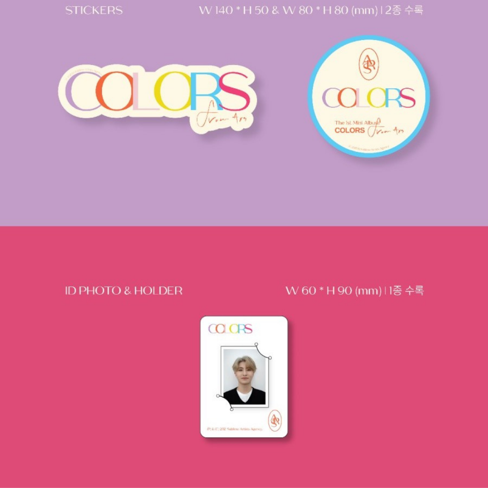YOUNGJAE - COLORS FROM ARS (1ST MINI ALBUM) (2 VERSIONS) - LightUpK