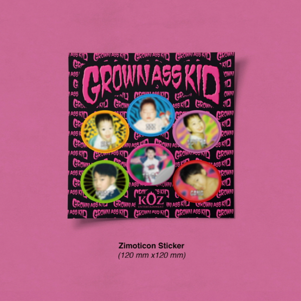 ZICO - GROWN ASS KID (4TH MINI ALBUM) JEWEL VER. - LightUpK