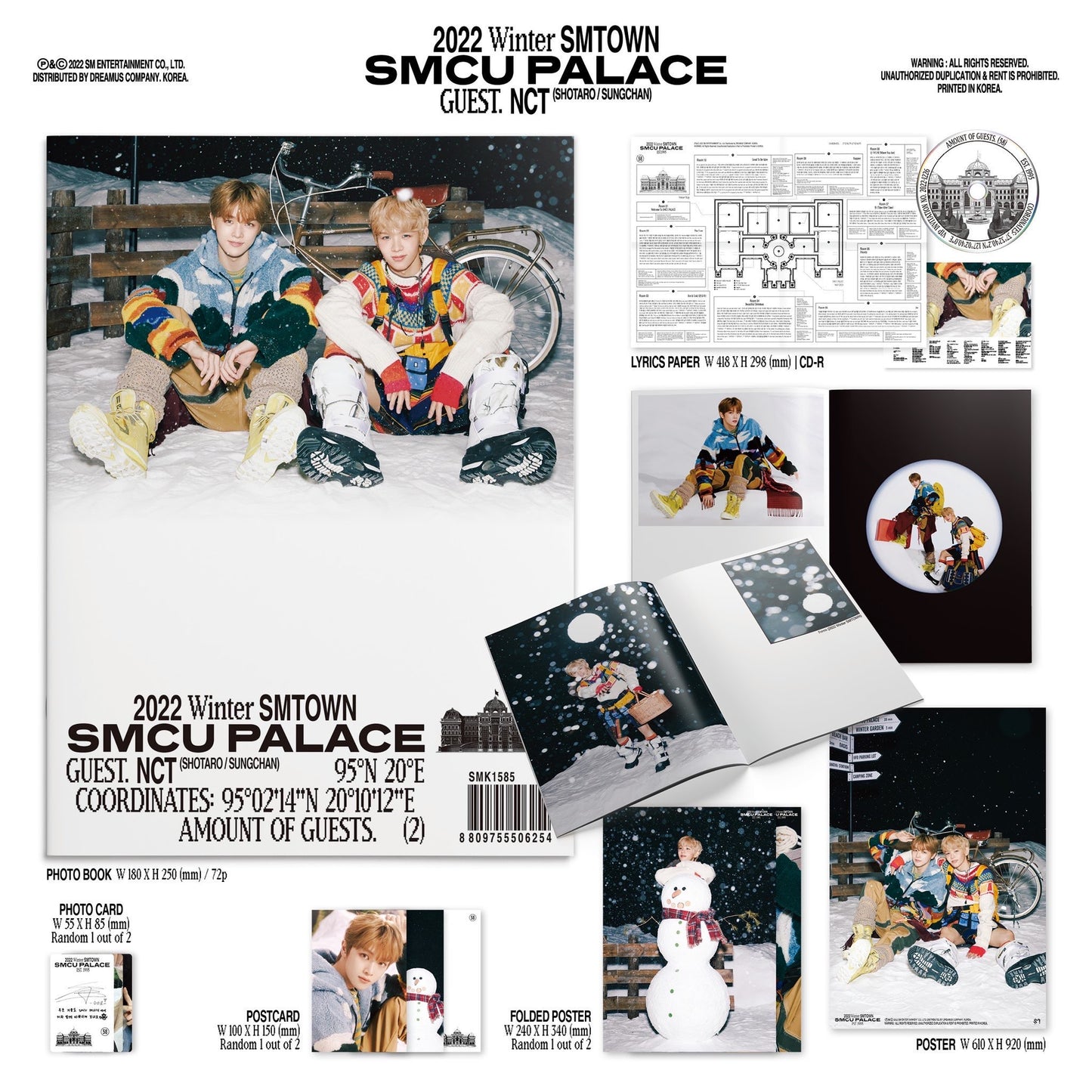 NCT - 2022 WINTER SMTOWN : 2022 WINTER SMTOWN : SMCU PALACE (GUEST. NCT (SUNGCHAN, SHOTARO)) - LightUpK
